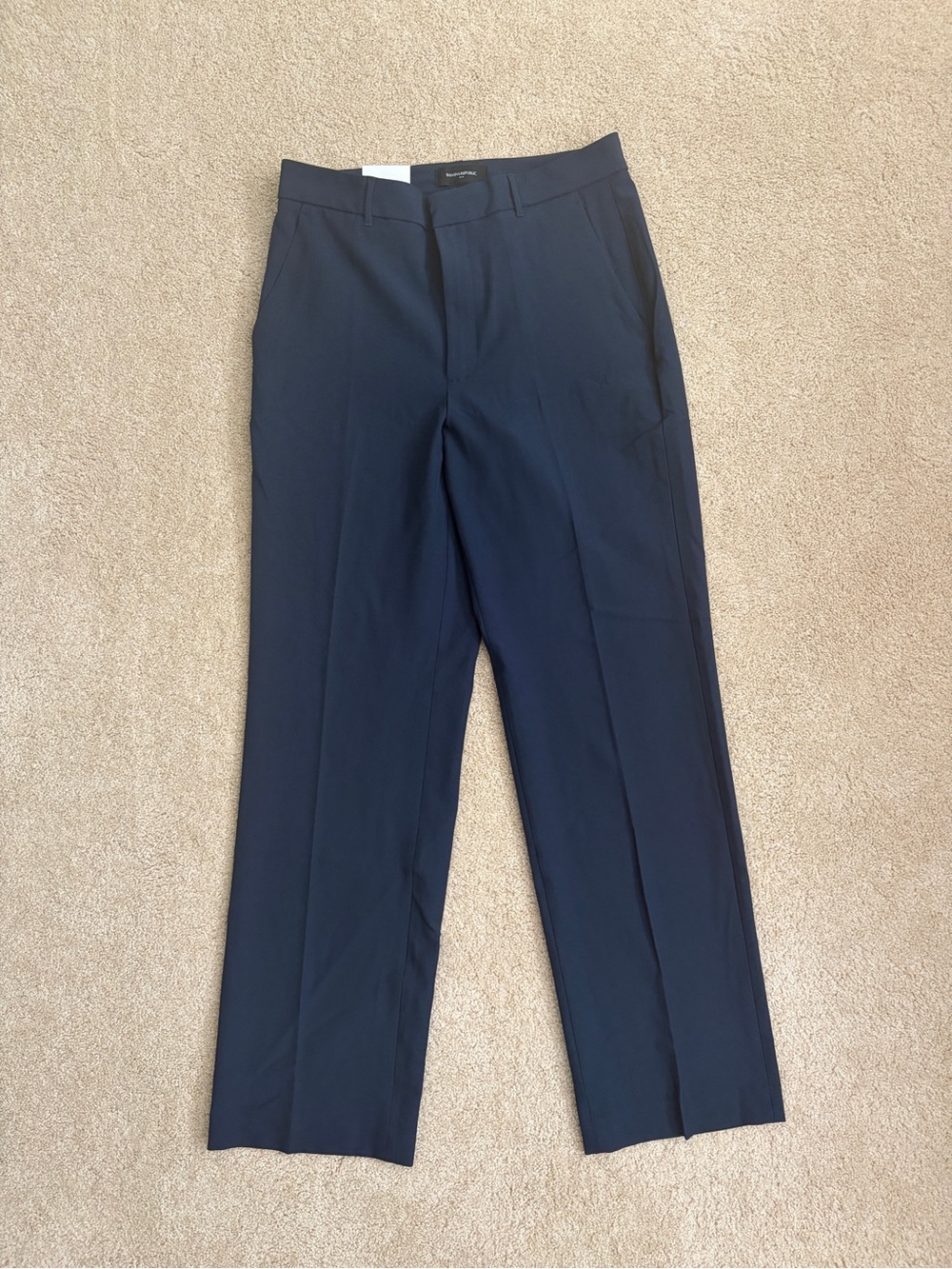 Banana Republic Factory Navy Straight-Leg Women's Trousers